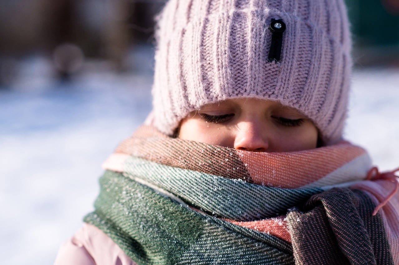 enfant neige